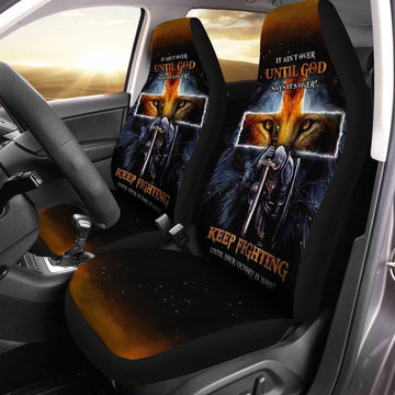 Faith Knight Lion Car Seat Covers Custom Car Accessories - Gearcarcover - 1