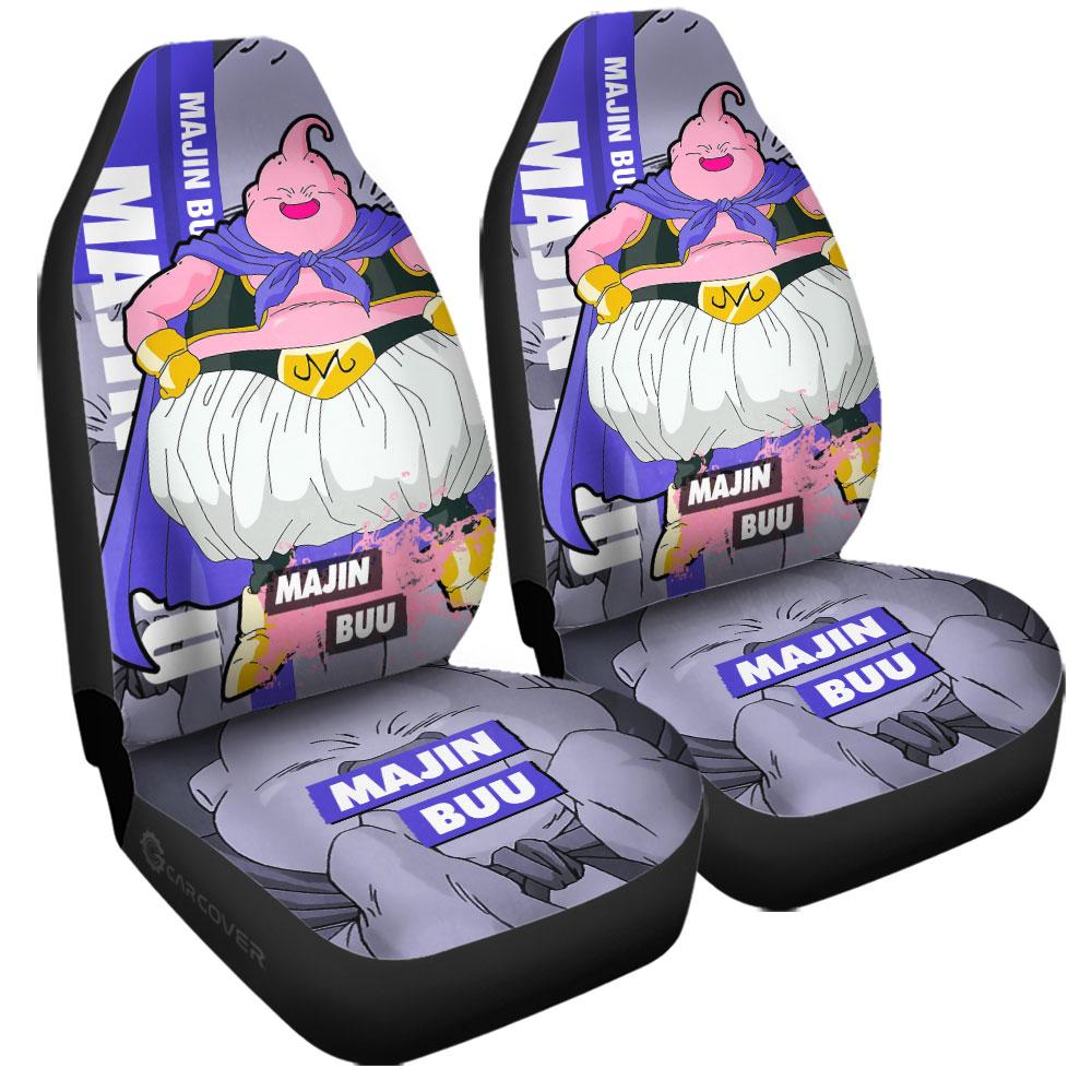 Fat Majin Buu Car Seat Covers Custom Dragon Ball Anime Car Accessories - Gearcarcover - 3