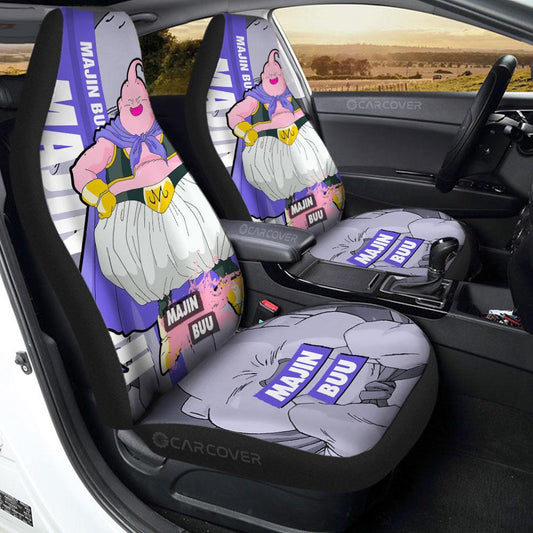 Fat Majin Buu Car Seat Covers Custom Dragon Ball Anime Car Accessories - Gearcarcover - 1