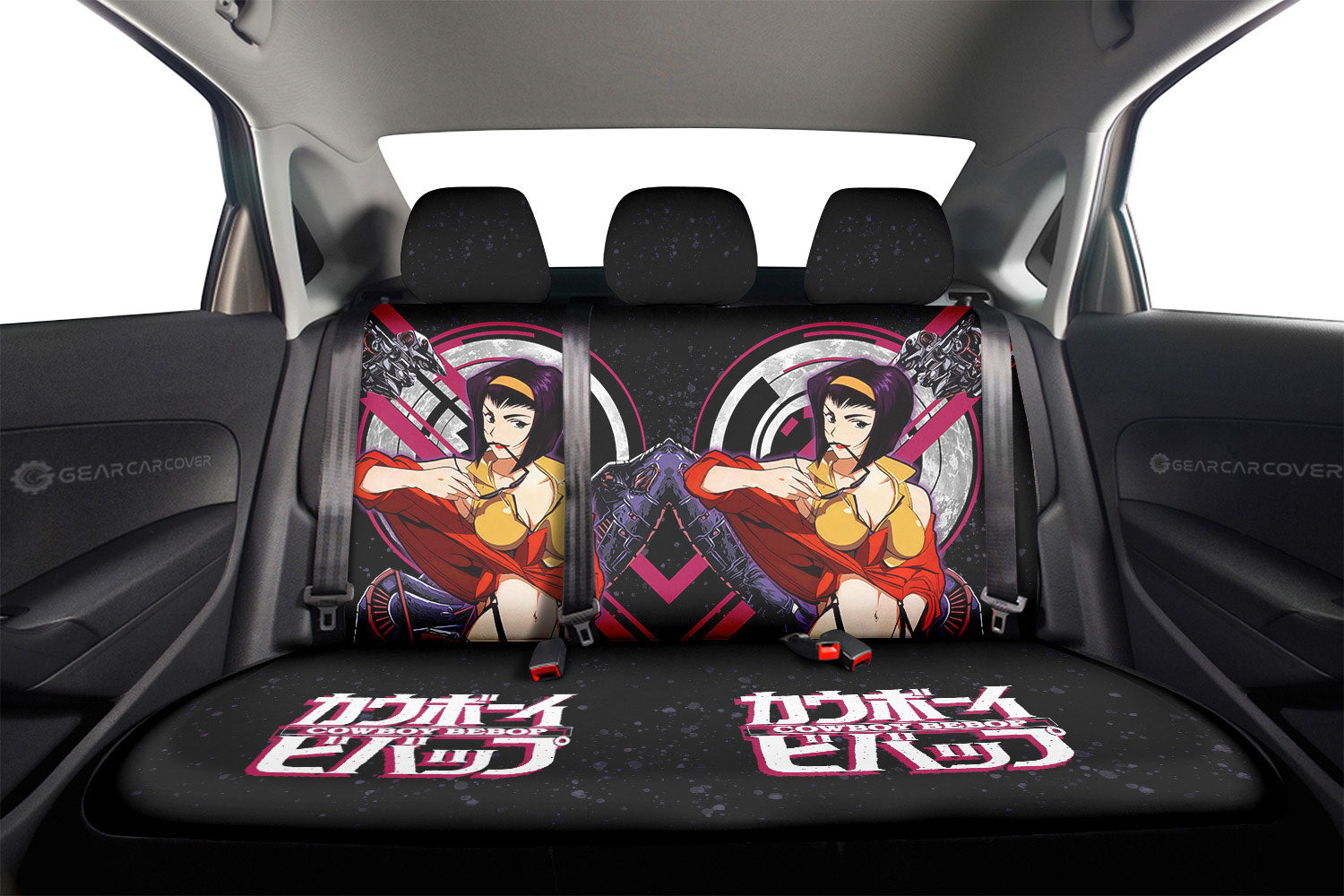 Faye Valentine Car Back Seat Cover Custom Cowbop Bebop Anime