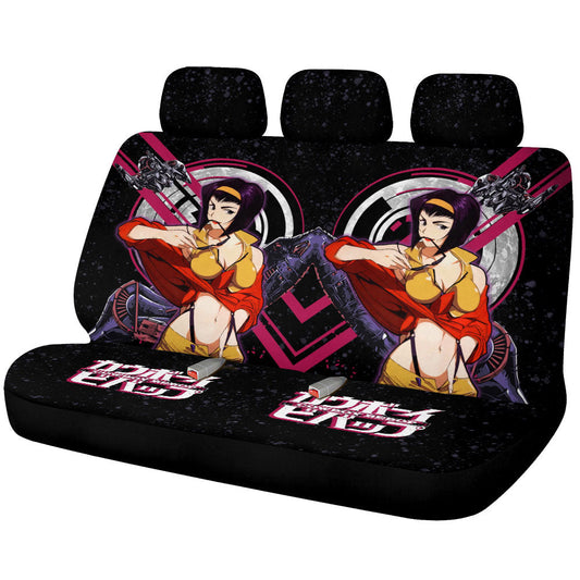 Faye Valentine Car Back Seat Cover Custom Cowbop Bebop Anime - Gearcarcover - 1