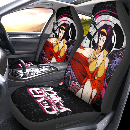 Faye Valentine Car Seat Covers Custom Cowbop Bebop Anime - Gearcarcover - 2