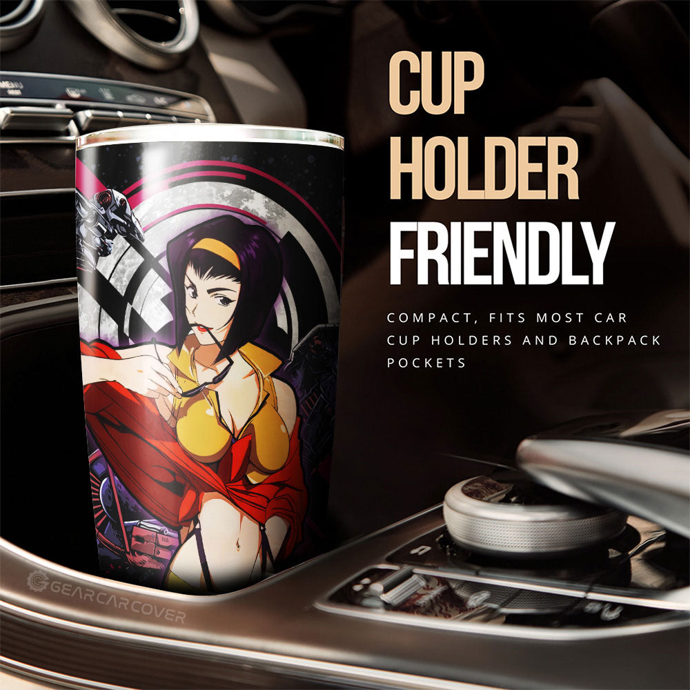 Faye Valentine Tumbler Cup Custom Cowbop Bebop Anime - Gearcarcover - 2