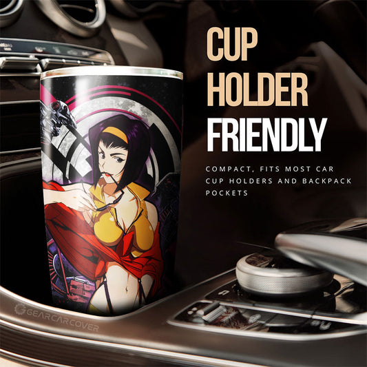 Faye Valentine Tumbler Cup Custom Cowbop Bebop Anime - Gearcarcover - 2