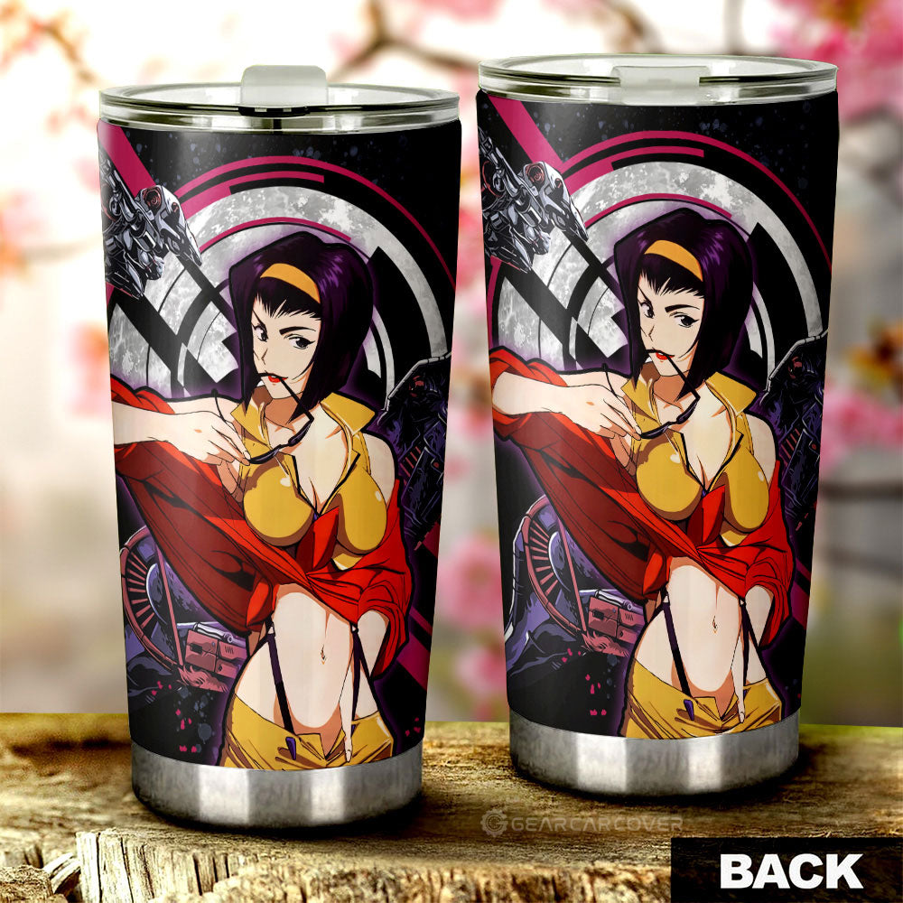 Faye Valentine Tumbler Cup Custom Cowbop Bebop Anime - Gearcarcover - 3