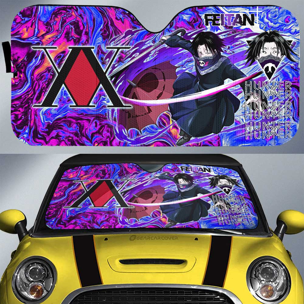 Feitan Car Sunshade Custom Hunter x Hunter Anime Car Accessories - Gearcarcover - 1