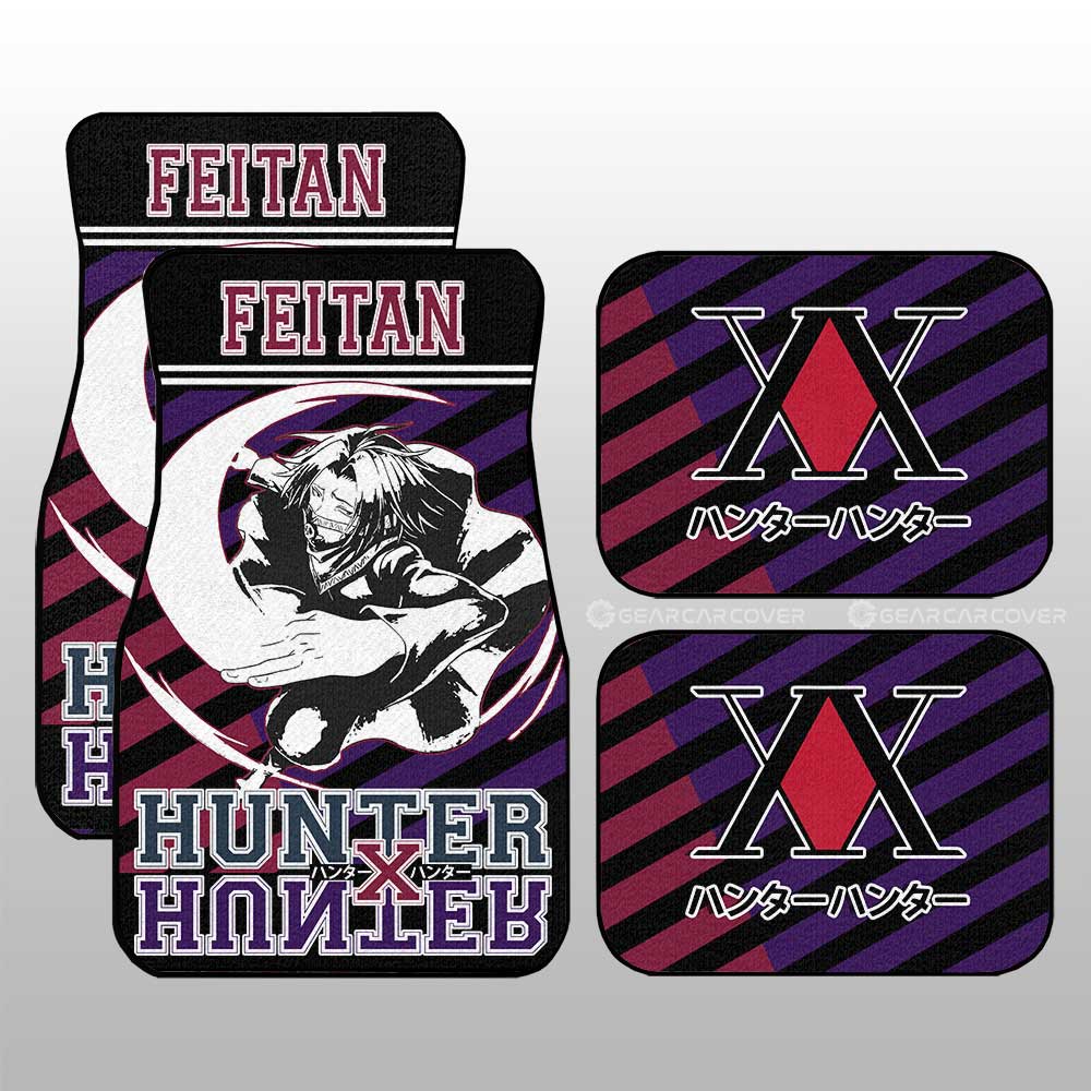 Feitan Pohtoh Car Floor Mats Custom Hunter x Hunter Anime Car Accessories - Gearcarcover - 3