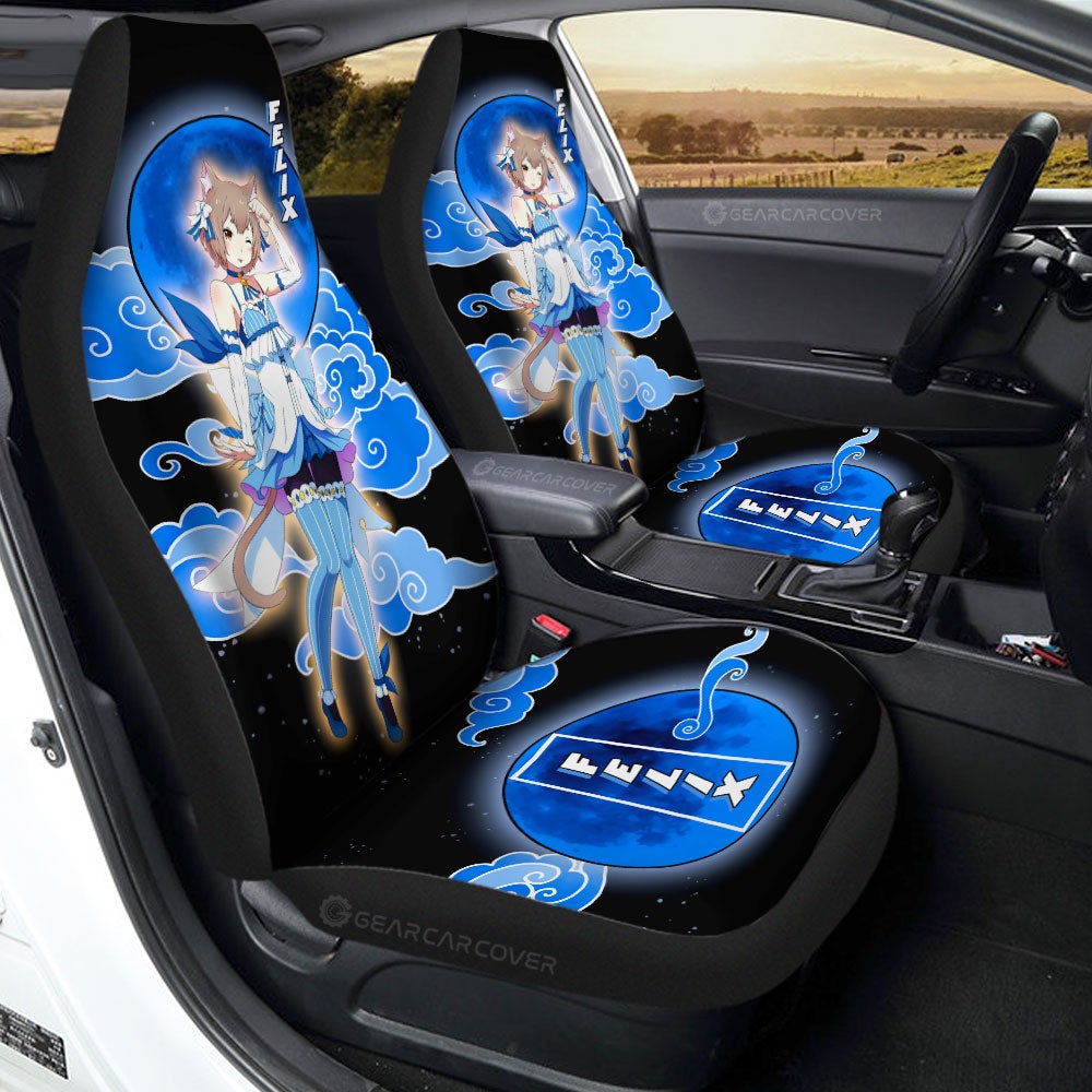 Felix Car Seat Covers Custom Re:Zero Anime Car Accessoriess - Gearcarcover - 1