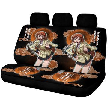 Fenette Shirley Car Back Seat Covers Custom Code Geass Anime Car Accessories - Gearcarcover - 1