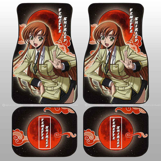 Fenette Shirley Car Floor Mats Custom Code Geass Anime Car Accessories - Gearcarcover - 2