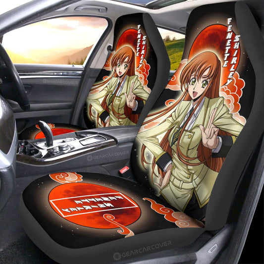 Fenette Shirley Car Seat Covers Custom Code Geass Anime Car Accessories - Gearcarcover - 2