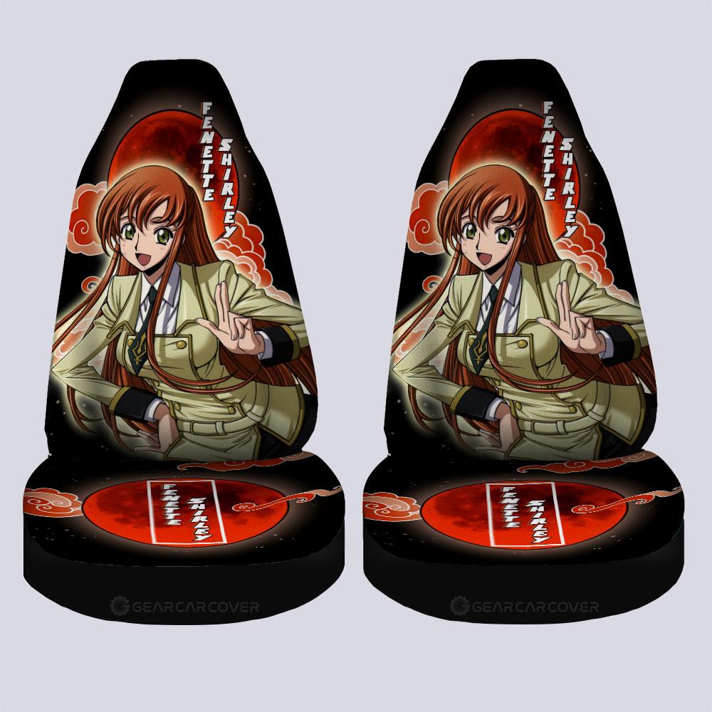 Fenette Shirley Car Seat Covers Custom Code Geass Anime Car Accessories - Gearcarcover - 4