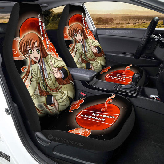 Fenette Shirley Car Seat Covers Custom Code Geass Anime Car Accessories - Gearcarcover - 1