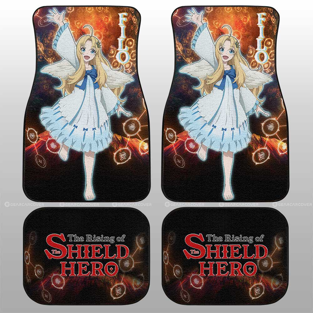 Filo Car Floor Mats Custom Rising Of The Shield Hero Anime Car Accessories - Gearcarcover - 2