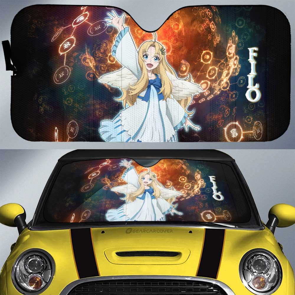 Filo Car Sunshade Custom Rising Of The Shield Hero Anime Car Accessories - Gearcarcover - 1