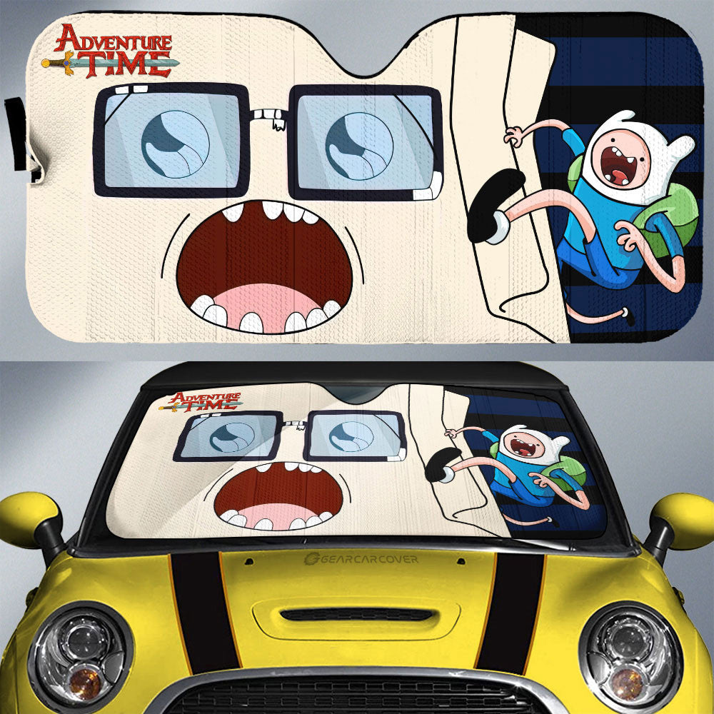 Finn Car Sunshade Custom Adventure Time Car Accessories - Gearcarcover - 1