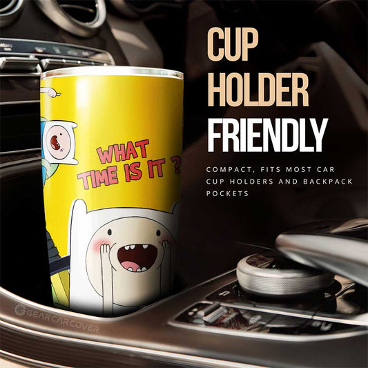 Finn the Human Adventure Time Tumbler Cup Custom Cartoon Car Accessories - Gearcarcover - 2