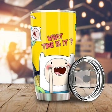 Finn the Human Adventure Time Tumbler Cup Custom Cartoon Car Accessories - Gearcarcover - 1