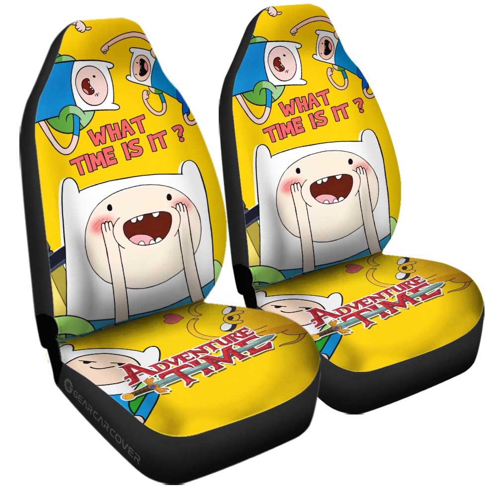 Finn the Human Car Seat Covers Custom Adventure Time - Gearcarcover - 3