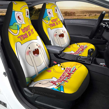 Finn the Human Car Seat Covers Custom Adventure Time - Gearcarcover - 1