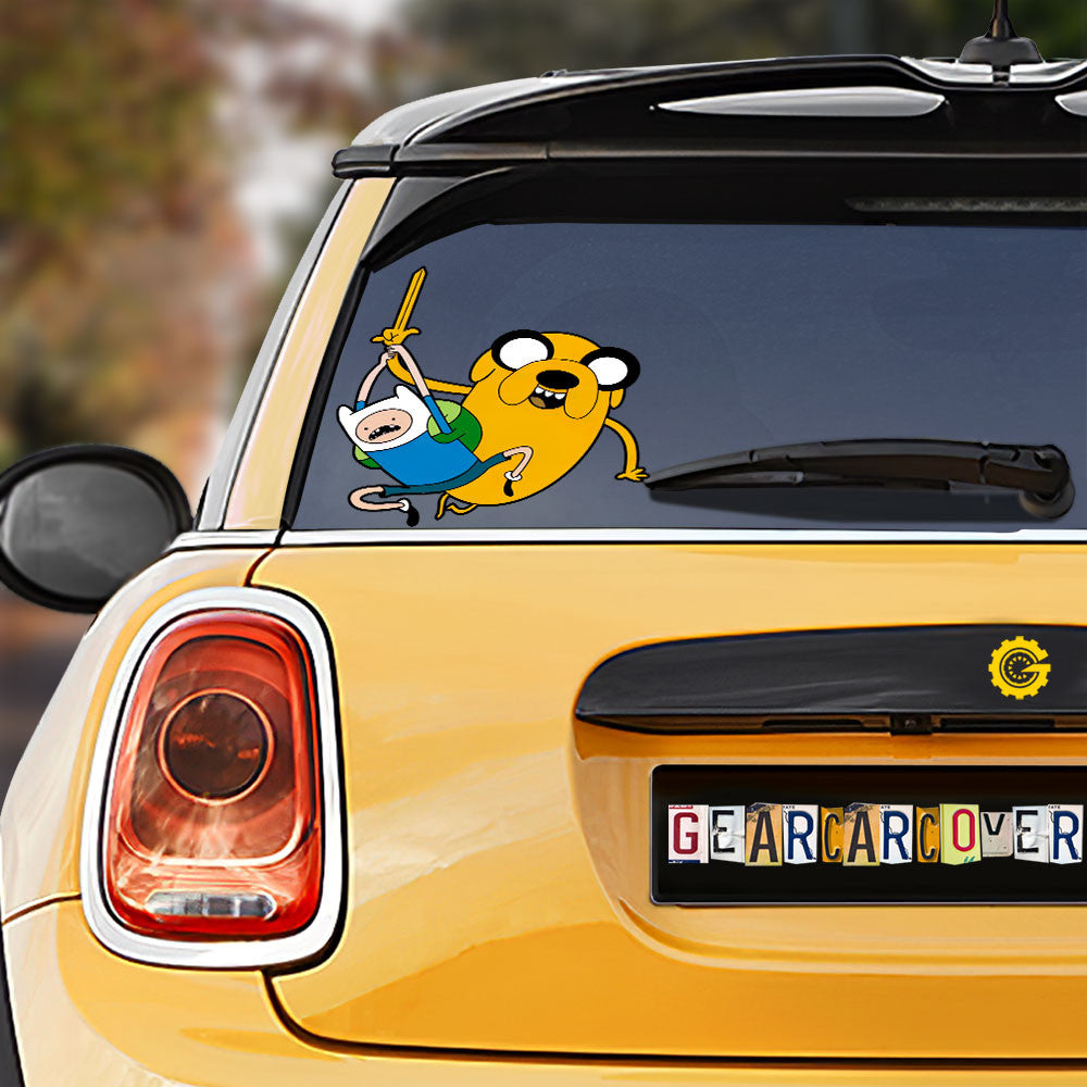 Finn x Jake Car Sticker Custom Adventure Time - Gearcarcover - 1