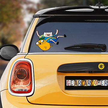 Finn x Jake Car Sticker Custom Adventure Time - Gearcarcover - 1