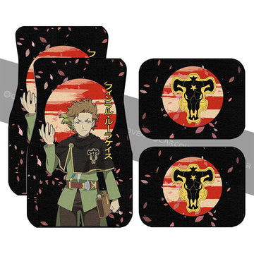 Finral Roulacase Car Floor Mats Custom Black Clover Anime Car Interior Accessories - Gearcarcover - 1