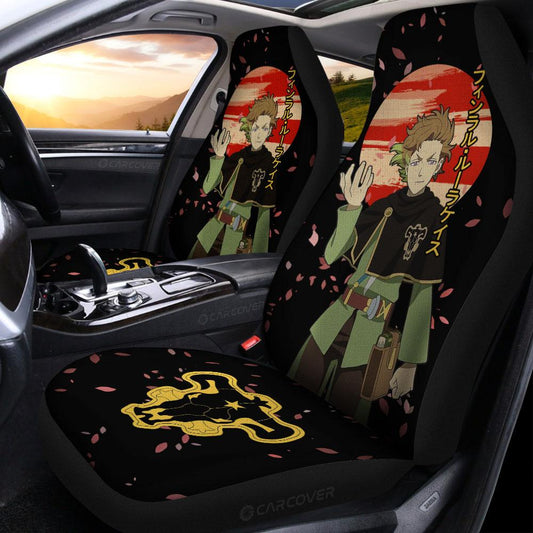Finral Roulacase Car Seat Covers Custom Black Clover Anime Car Interior Accessories - Gearcarcover - 2