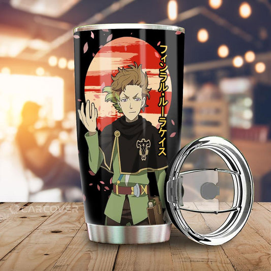 Finral Roulacase Tumbler Cup Custom Black Clover Anime Car Interior Accessories - Gearcarcover - 1