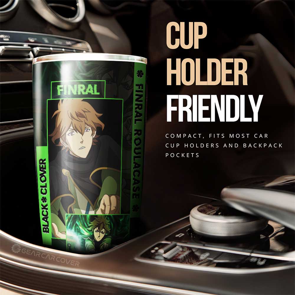 Finral Roulacase Tumbler Cup Custom Black Clover Anime - Gearcarcover - 2