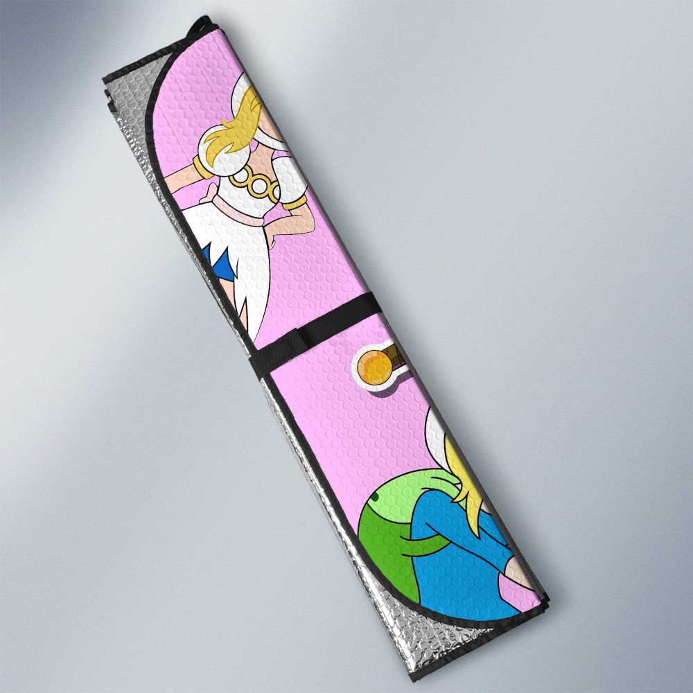 Fionna Adventure Time Car Sunshade Custom Cartoon Car Accessories - Gearcarcover - 3