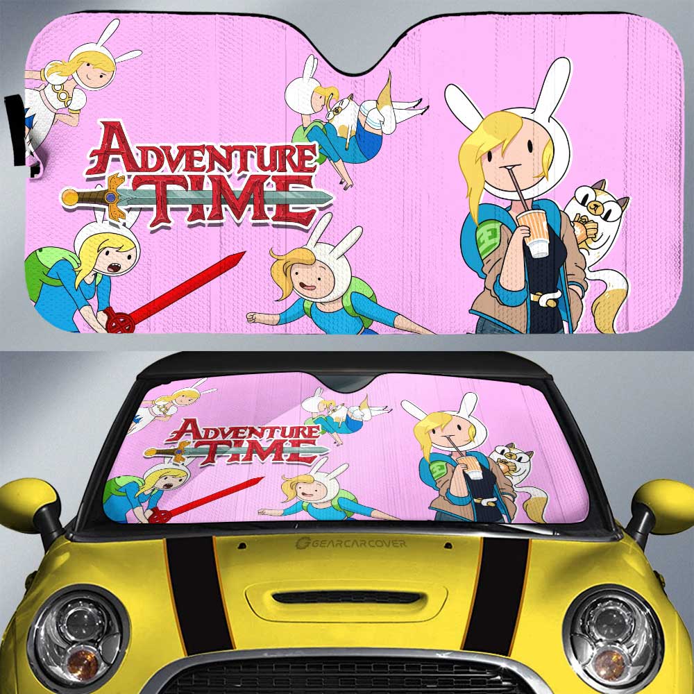 Fionna Adventure Time Car Sunshade Custom Cartoon Car Accessories - Gearcarcover - 1