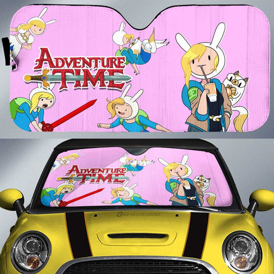 Fionna Adventure Time Car Sunshade Custom Cartoon Car Accessories - Gearcarcover - 1