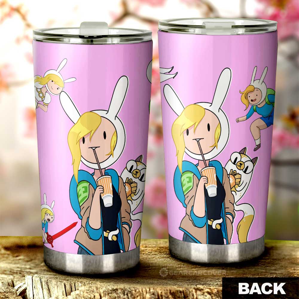 Fionna Adventure Time Tumbler Cup Custom Cartoon Car Accessories - Gearcarcover - 3