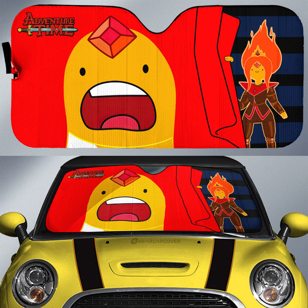 Fire Brincess Car Sunshade Custom Adventure Time Car Accessories - Gearcarcover - 1