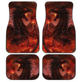 Fire Dragon Car Floor Mats Custom Fantasy Creatures Dragon Car Accessories - Gearcarcover - 1