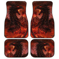 Fire Dragon Car Floor Mats Custom Fantasy Creatures Dragon Car Accessories - Gearcarcover - 1