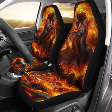 Fire Horse Car Seat Covers Custom Accessories - Gearcarcover - 1