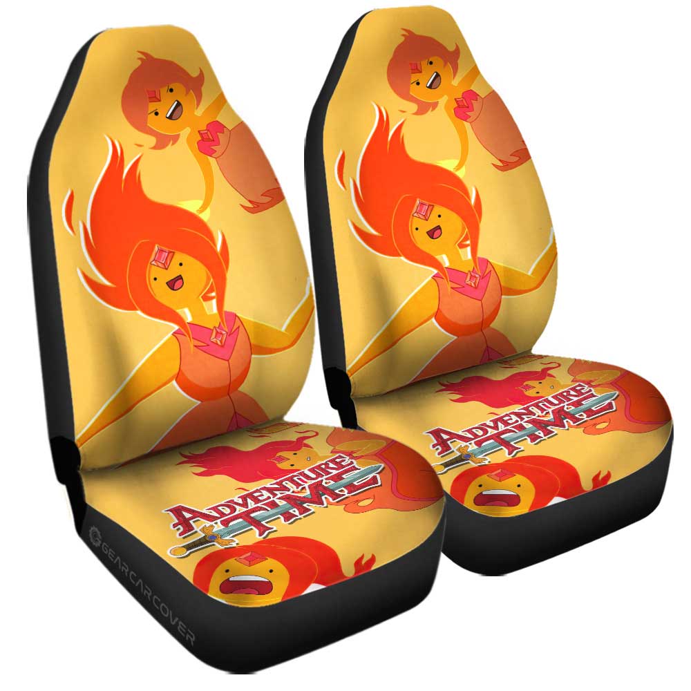 Fire Princess Adventure Time Car Seat Covers Custom Cartoon Car Accessories - Gearcarcover - 3