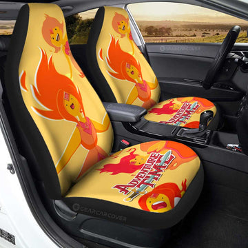 Fire Princess Adventure Time Car Seat Covers Custom Cartoon Car Accessories - Gearcarcover - 1