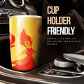 Fire Princess Adventure Time Tumbler Cup Custom Cartoon Car Accessories - Gearcarcover - 2