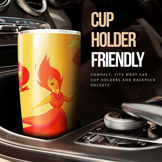 Fire Princess Adventure Time Tumbler Cup Custom Cartoon Car Accessories - Gearcarcover - 2