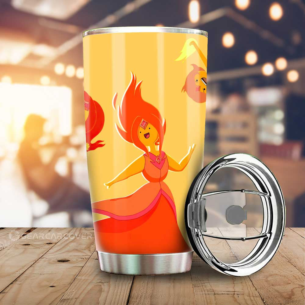 Fire Princess Adventure Time Tumbler Cup Custom Cartoon Car Accessories - Gearcarcover - 1