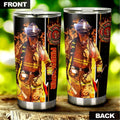 Firefighter Personalized Tumbler Stainless Steel Vacuum Insulated 20oz - Gearcarcover - 4