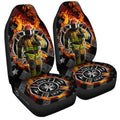 Fireman Car Seat Covers Custom American Firefighter Car Accessories - Gearcarcover - 4