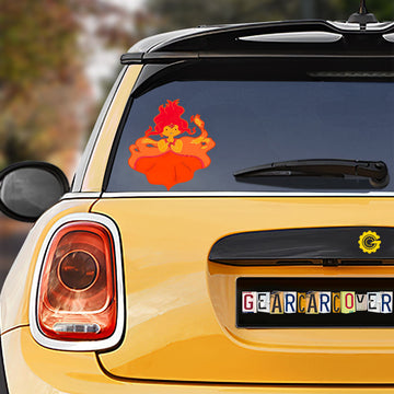 Flame Princess Car Sticker Custom Adventure Time For Fans - Gearcarcover - 1