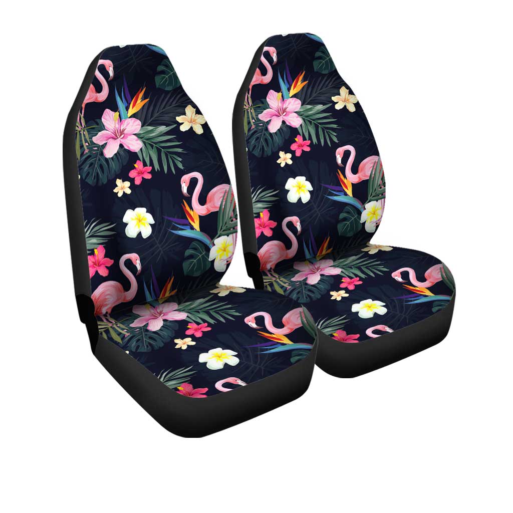 Flamingo Car Seat Covers Custom Beautiful Tropical Flamingo Car Accessories - Gearcarcover - 3