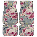 Floral Car Floor Mats Custom Flower Car Accessories - Gearcarcover - 1