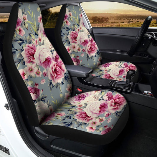 Floral Car Seat Covers Custom Flower Car Accessories - Gearcarcover - 2