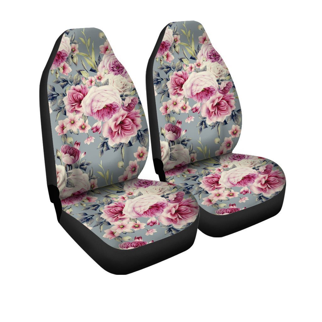 Floral Car Seat Covers Custom Flower Car Accessories - Gearcarcover - 3
